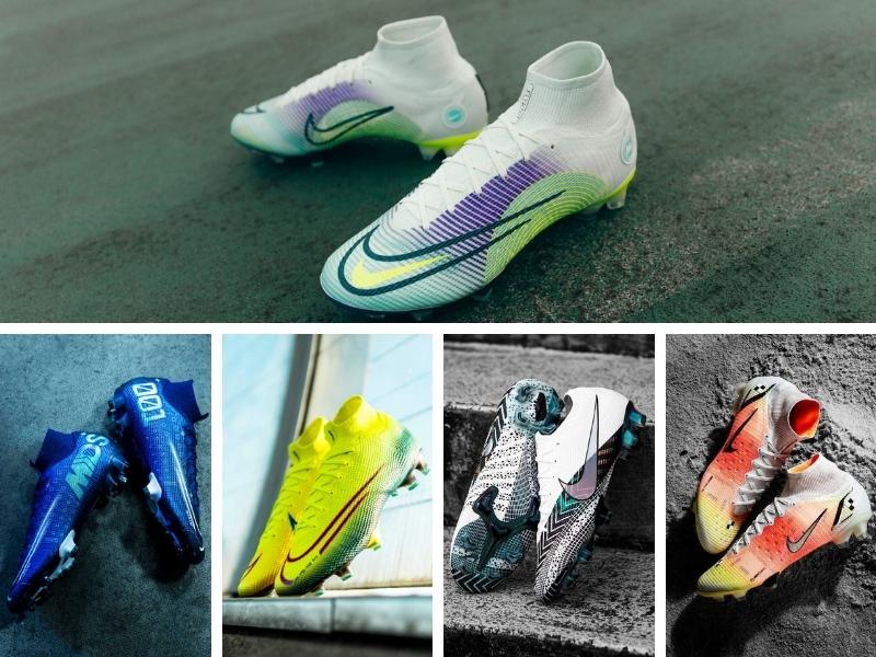 5 phiên bản trong bộ sưu tập Nike Mercurial Dream Speed 